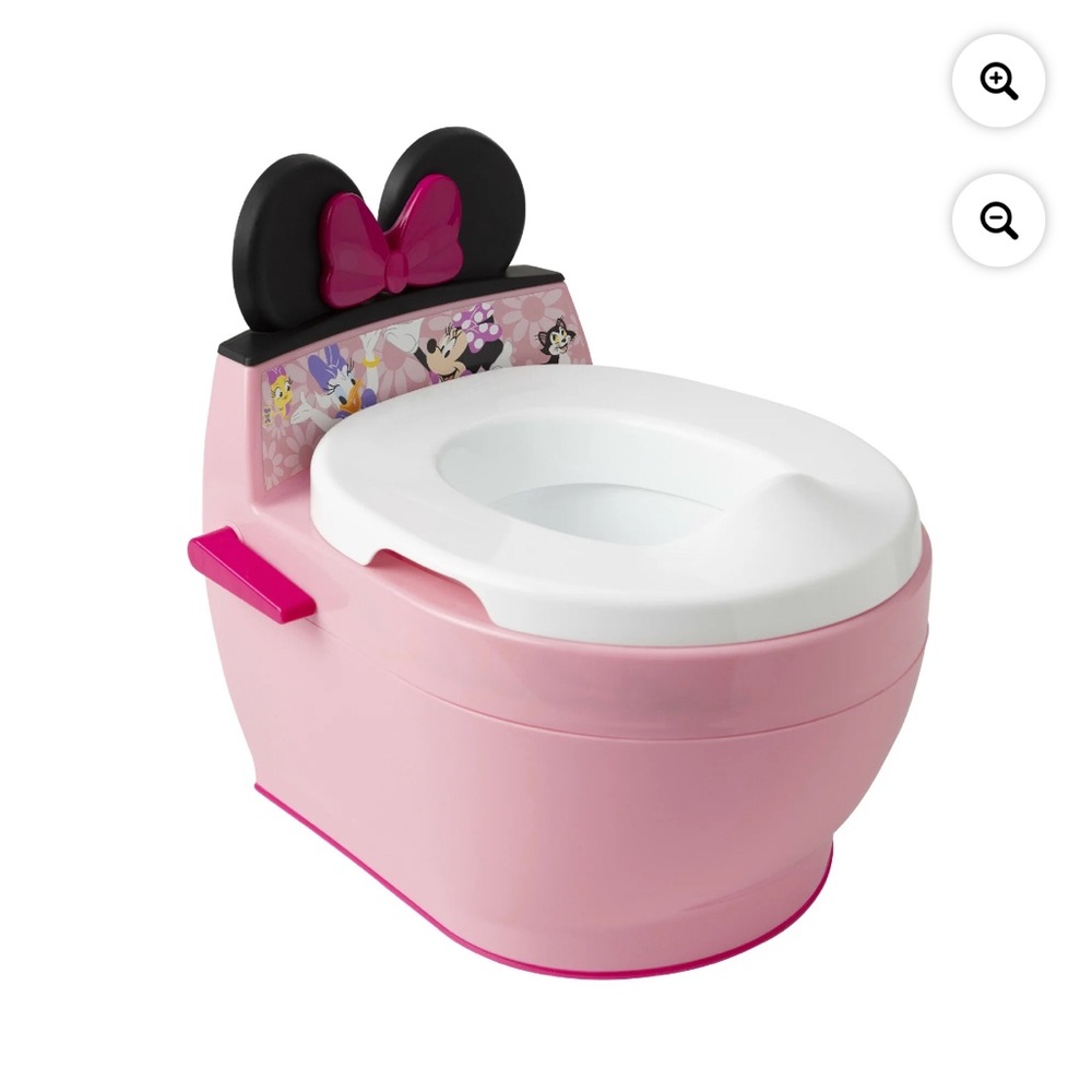 Pink and White Children's Training Potty